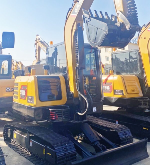used Sany SY60C excavator