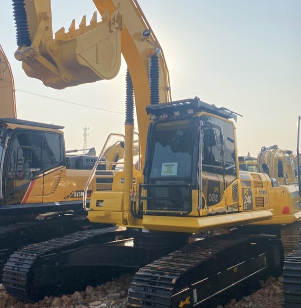 used Komatsu PC240LC excavator